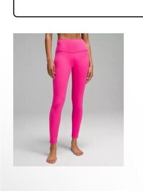 Lululemon align High-Rise, sonic PINK yoga Leggings, size 8, 28”